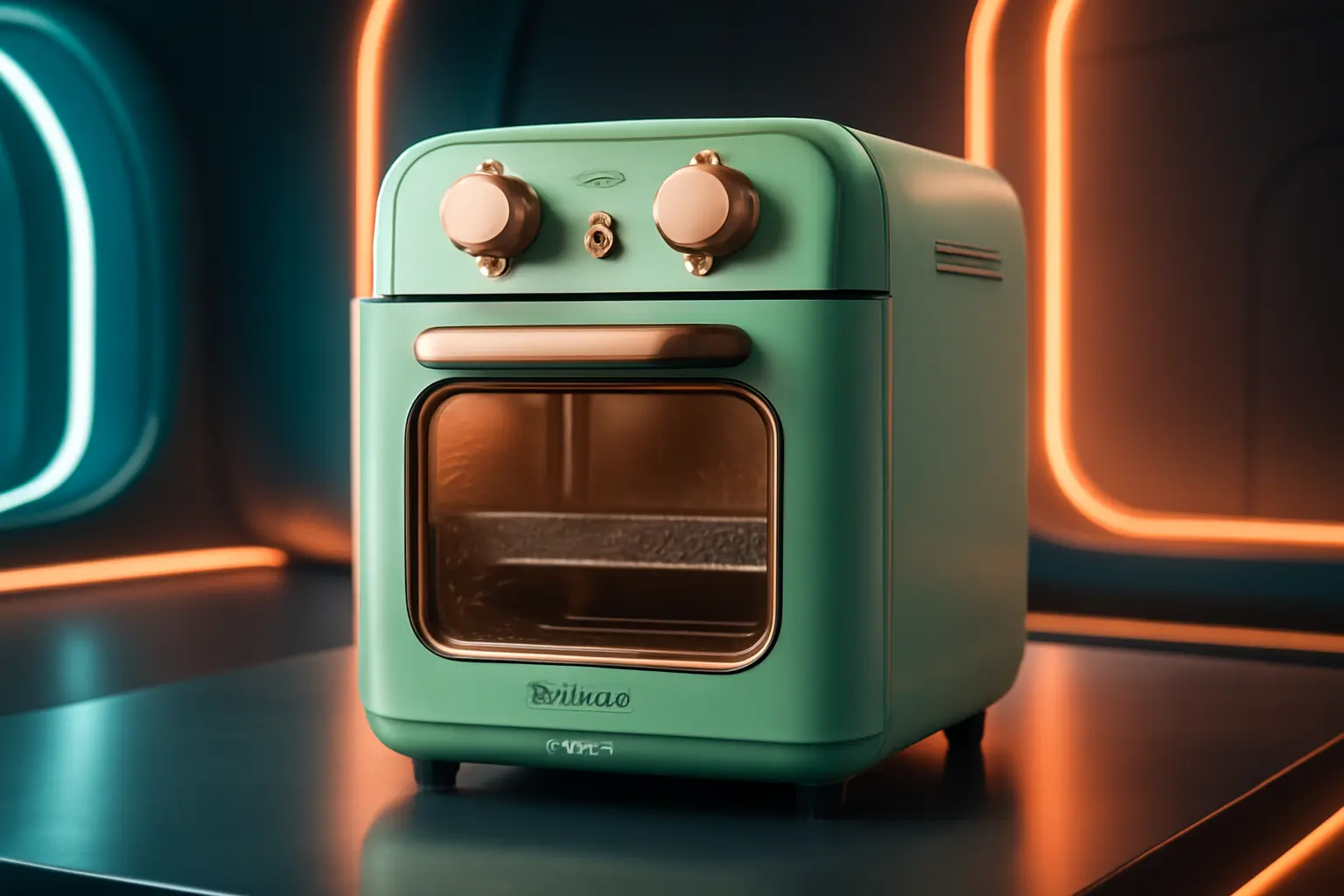 Ariete 4632: Fritadeira 2 em 1, Air Fryer e Forno Elétrico Vintage Verde