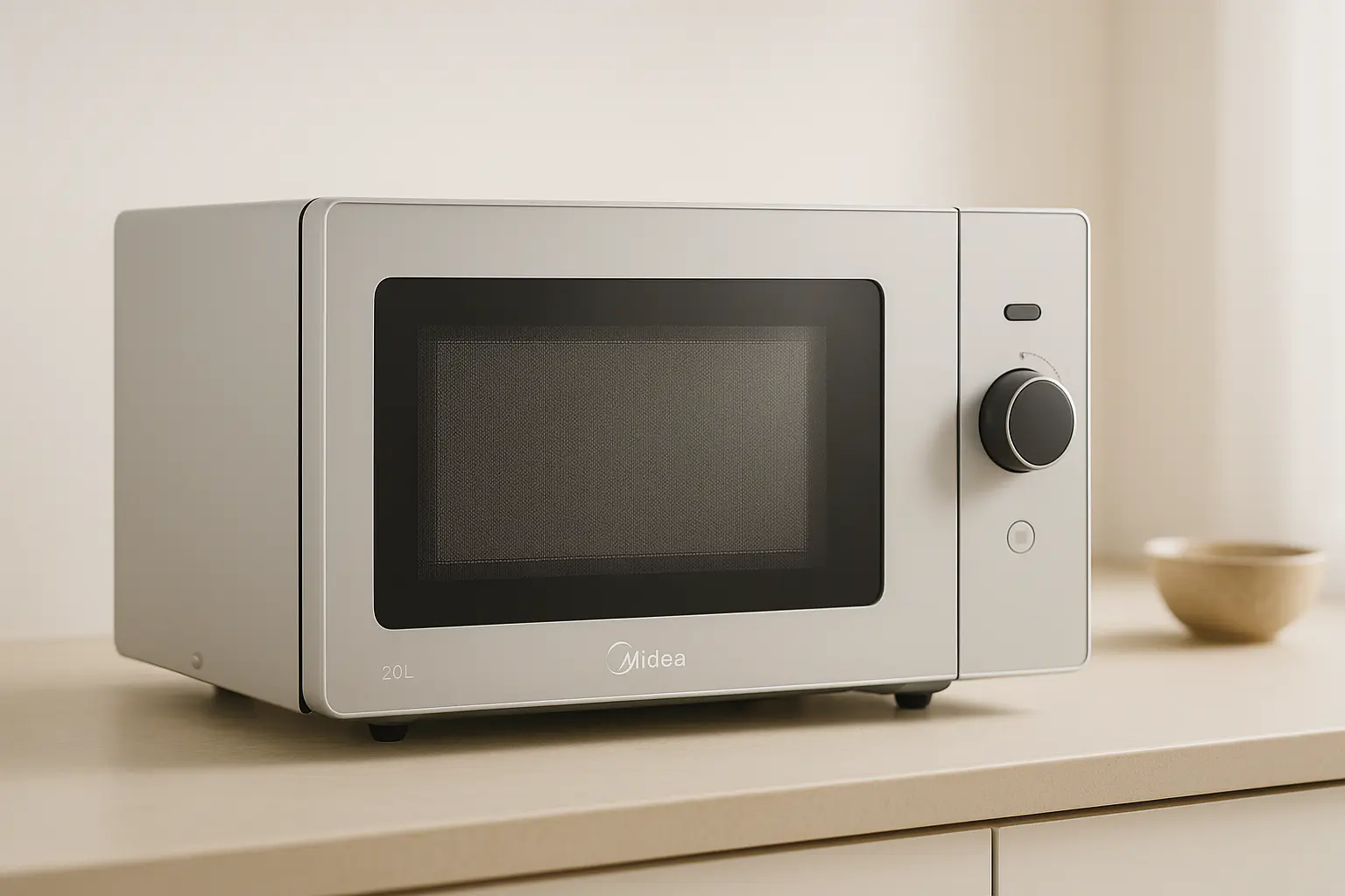 Microondas Midea R1 20L: Praticidade com Design Compacto