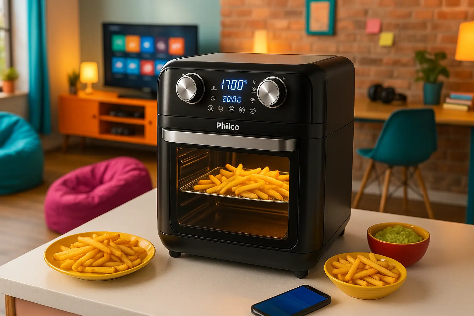 Philco Air Fryer Oven 12L PFR2200P: Praticidade e Capacidade