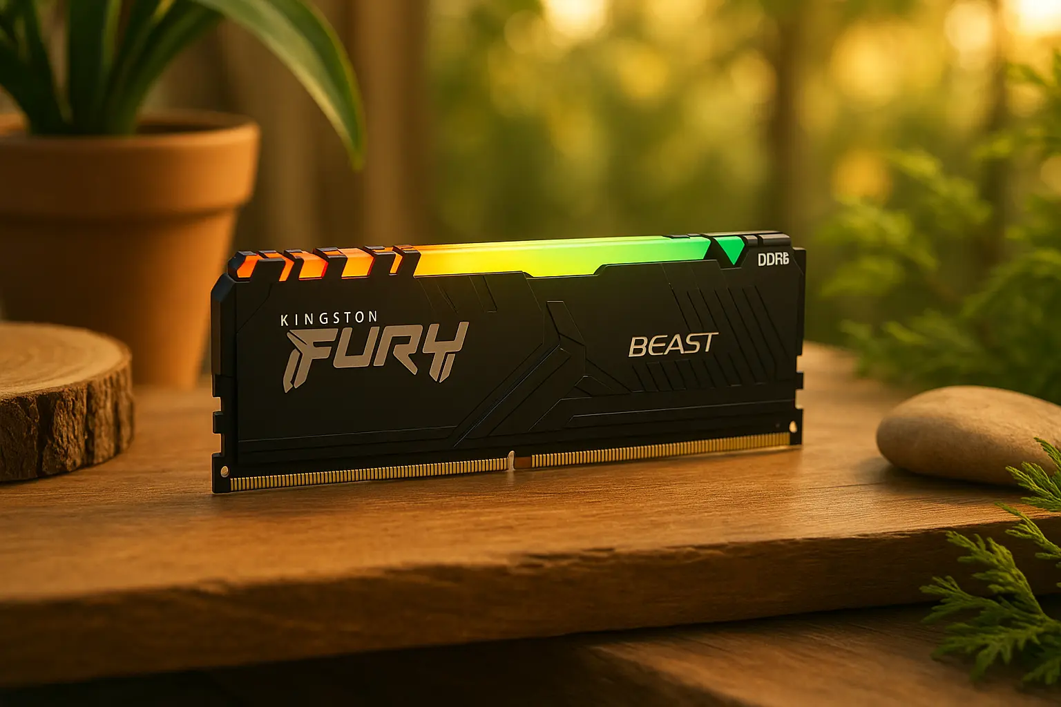 Kingston Fury Beast RGB 16GB DDR5 6000MT/s: Performance com Estilo
