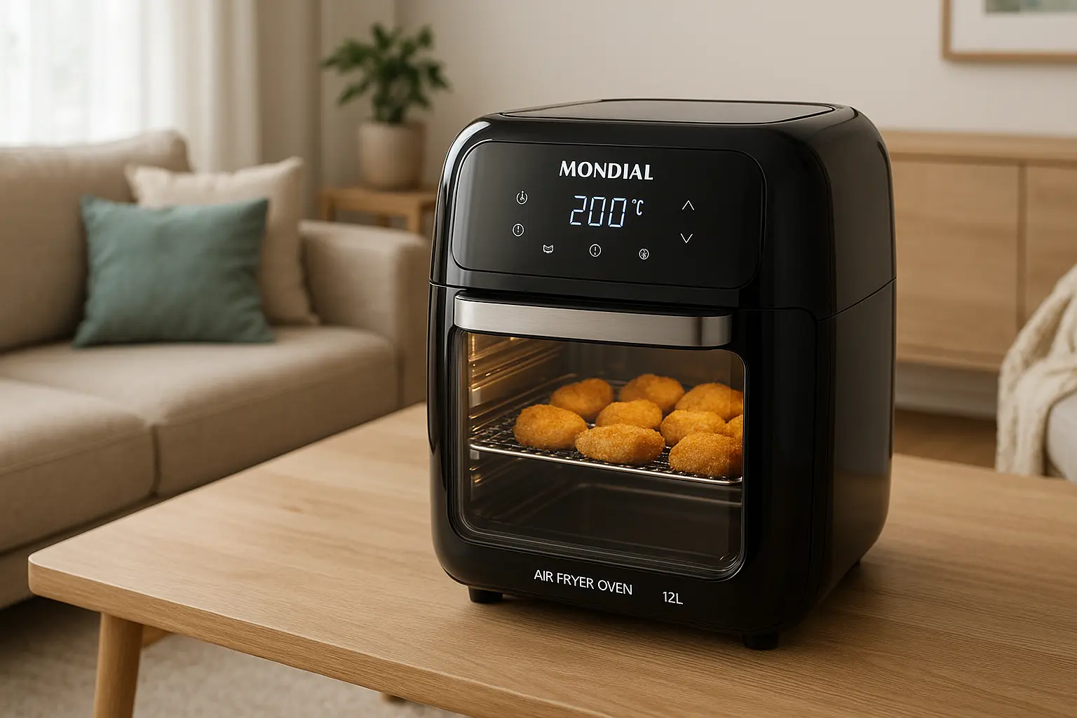 Fritadeira Air Fryer Oven 12L Mondial: Capacidade e Versatilidade