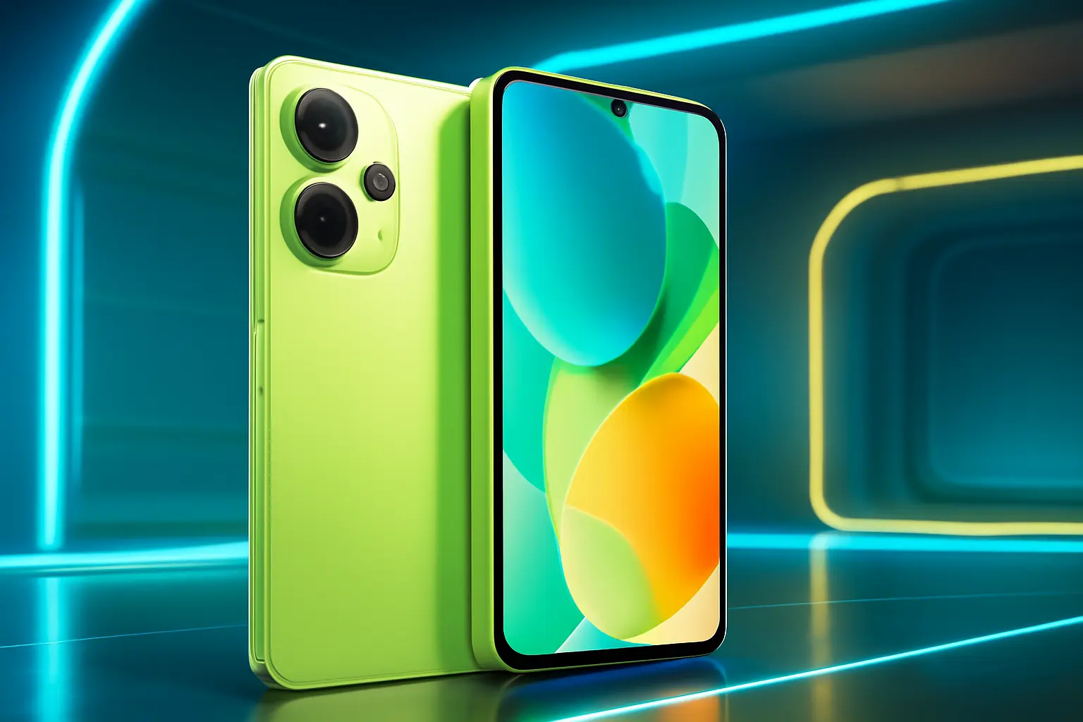 Smartphone Xiaomi Redmi Note 14 Lime Green 8GB RAM 256GB ROM