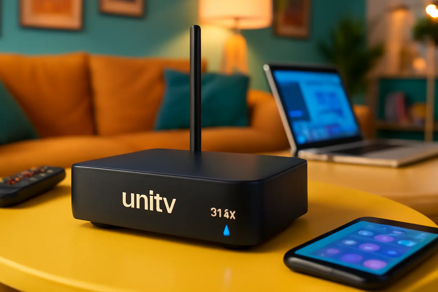 Receptor Canais Unitv S1 4K: Desempenho e Conectividade Impecáveis