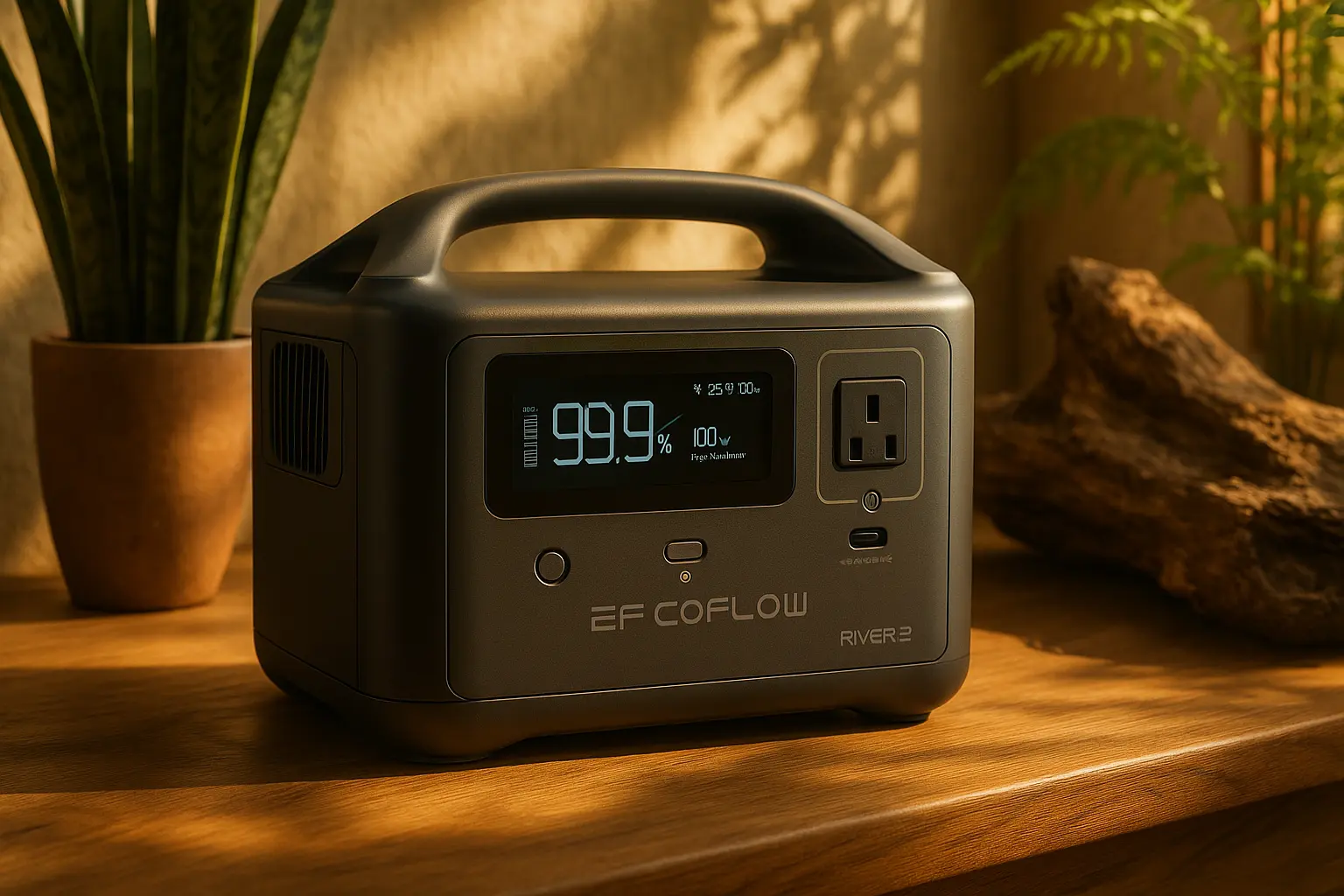 EF ECOFLOW RIVER 2: energia portátil com recarga ultrarrápida