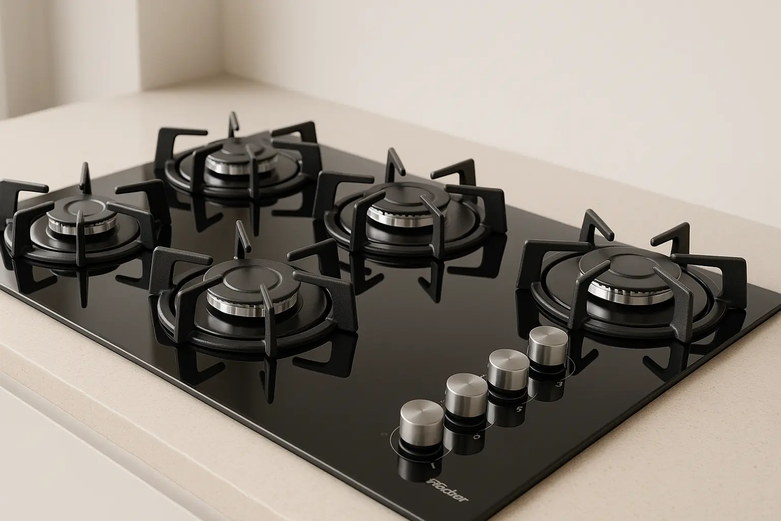 Fischer Cooktop à Gás 5 Bocas Fit Line: potência e elegância