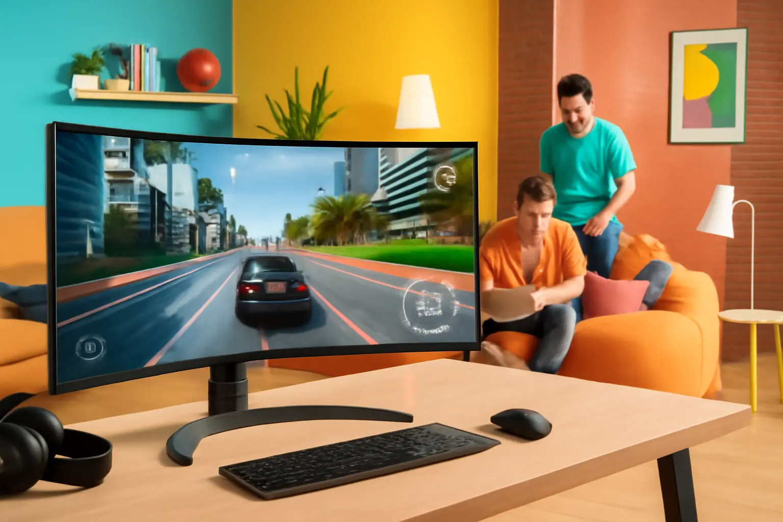 Monitor LG 34" UltraWide Curvo 100Hz 5ms 34WR50QC-B.AWZM: Desempenho e Imersão