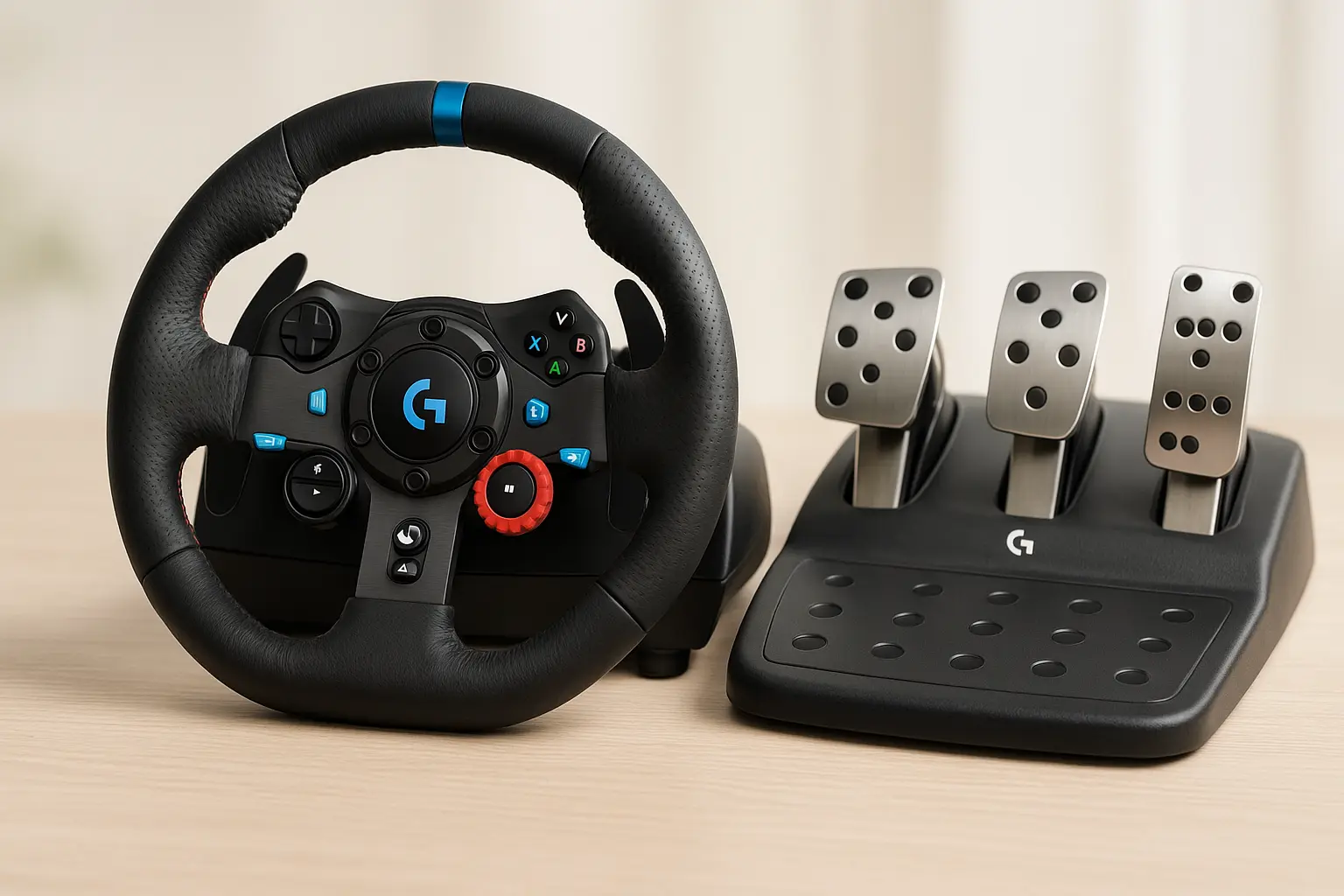 Kit Volante Logitech G29 Driving Force: Imersão e Realismo em Alta Velocidade