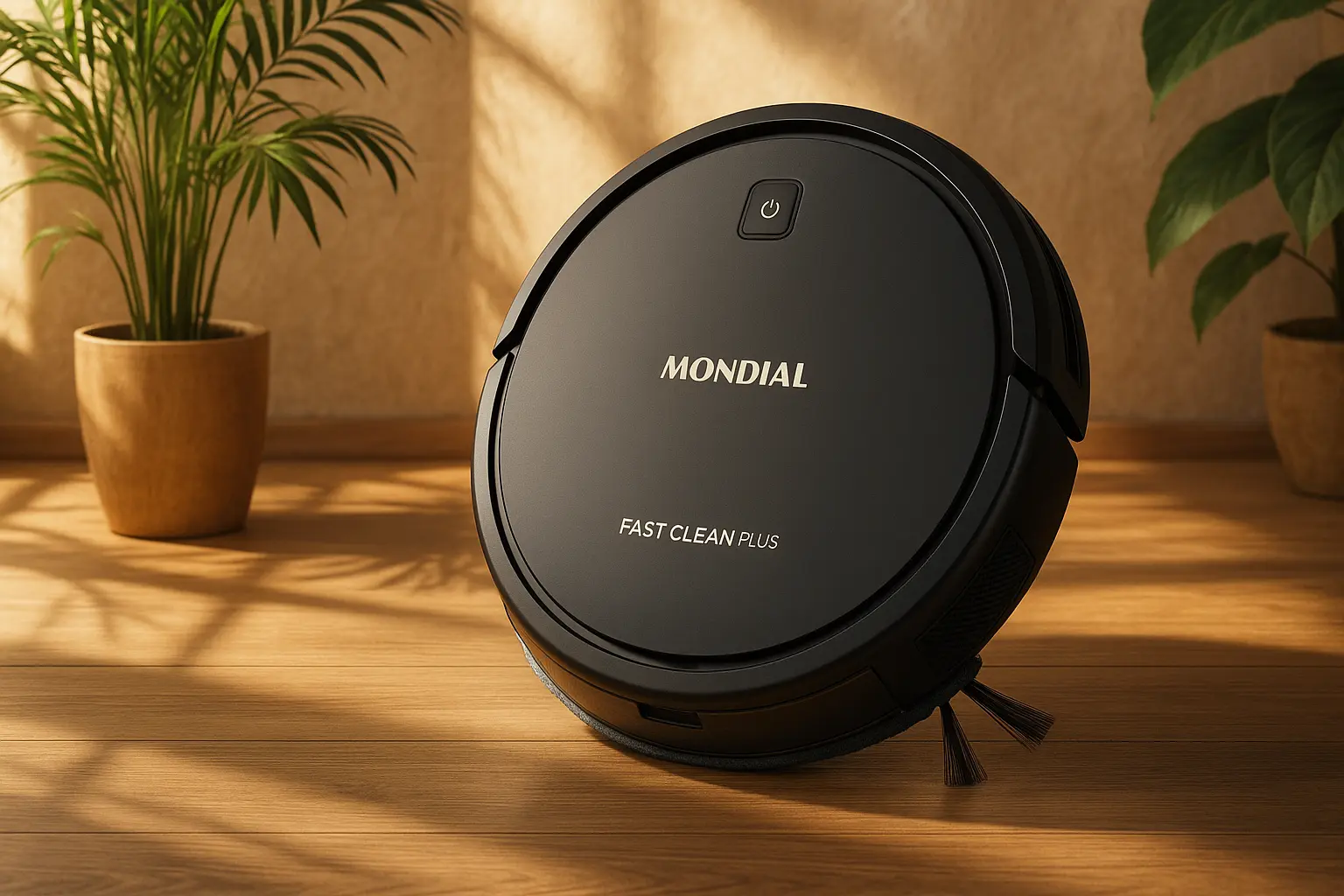 Aspirador Robô Fast Clean Plus MONDIAL: Limpeza Inteligente com MOP e HEPA