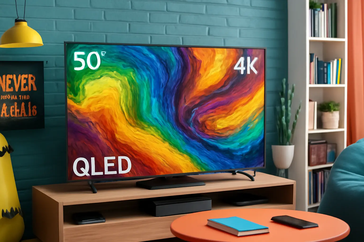 TCL QLED TV 50” C655 4K UHD Google TV