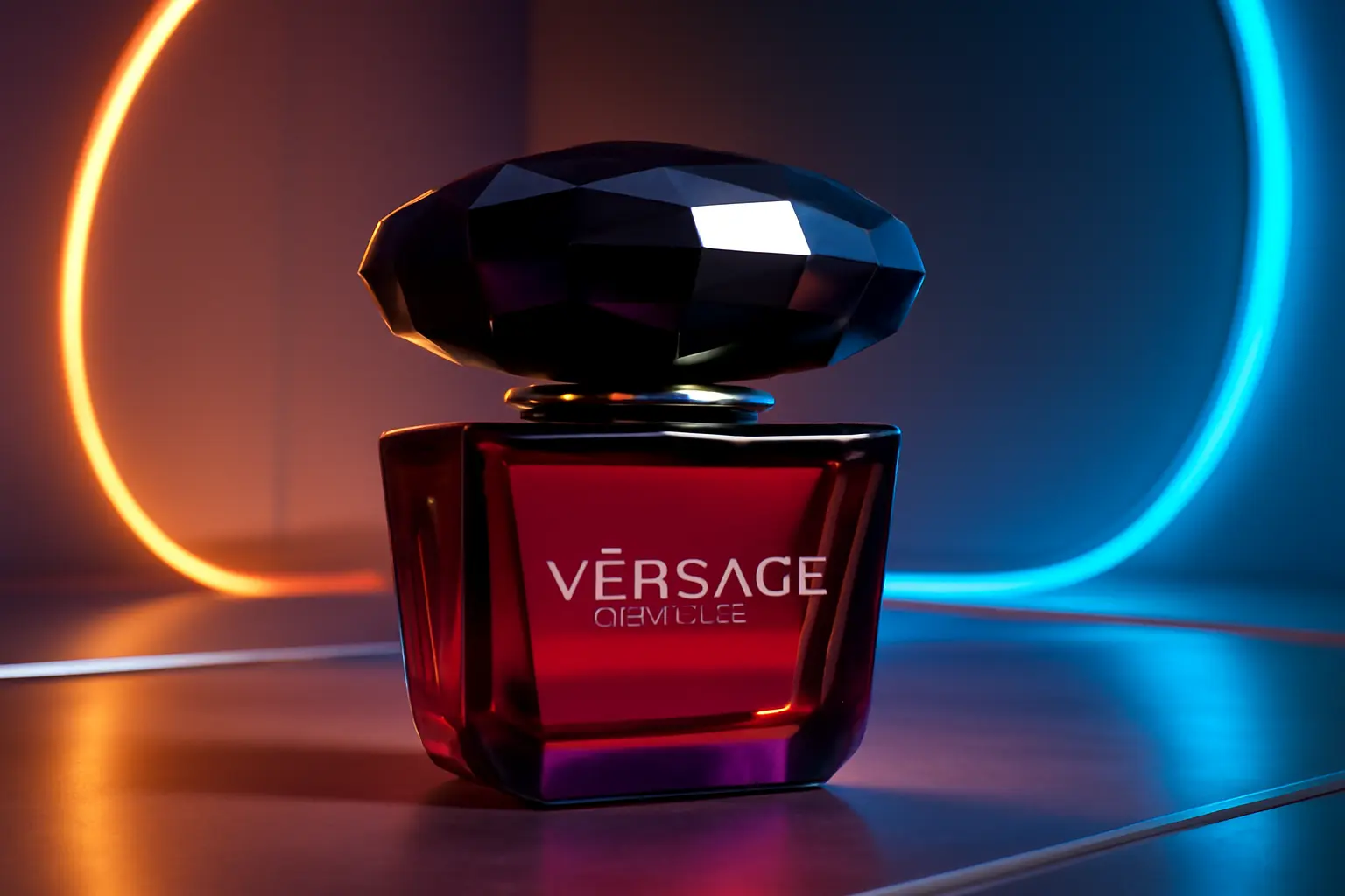 Versace Crystal Noir Eau De Parfum Feminino 90 ml - Perfume Elegante e Intenso