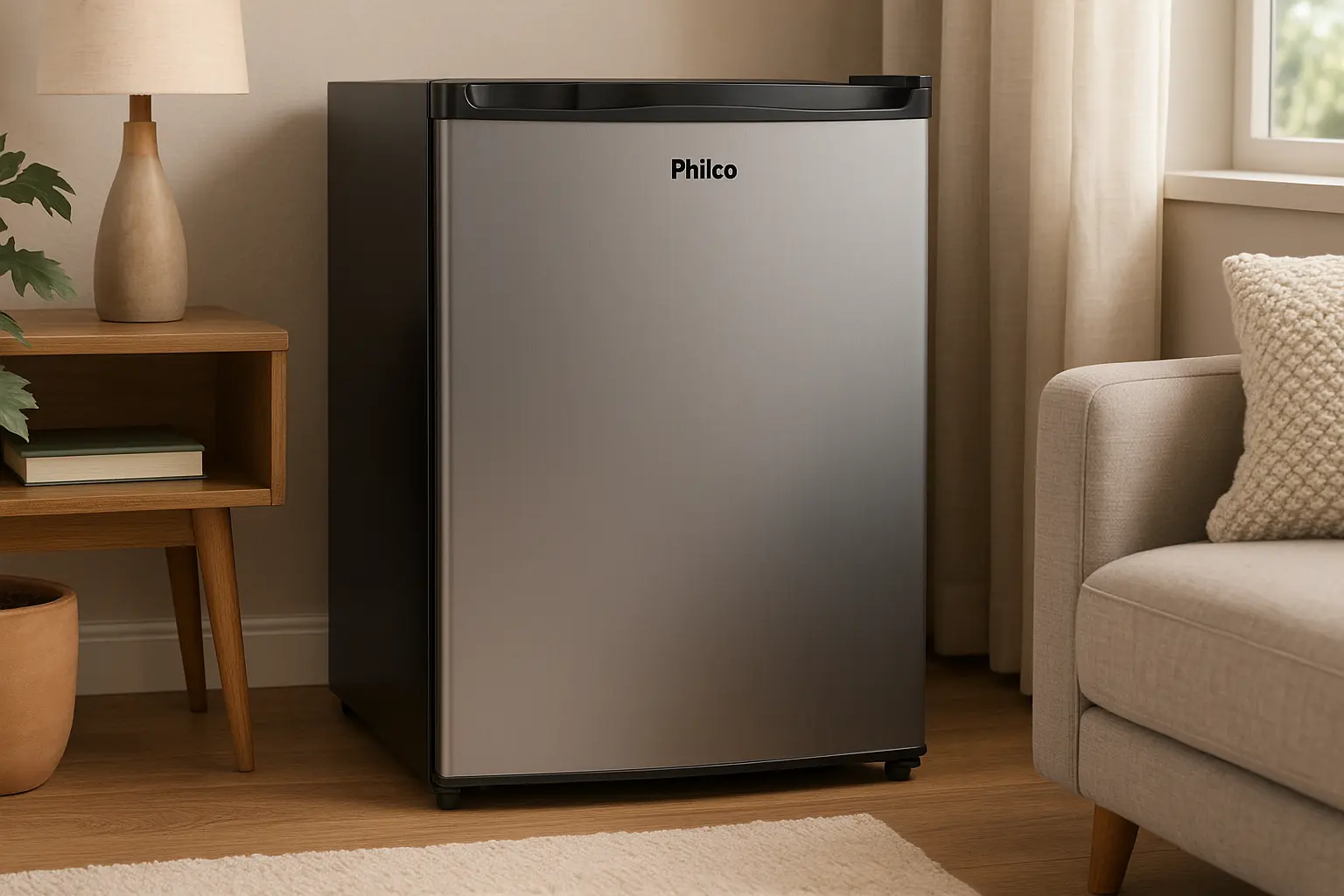 Frigobar Philco 93L surpreende pela eficiência e silêncio