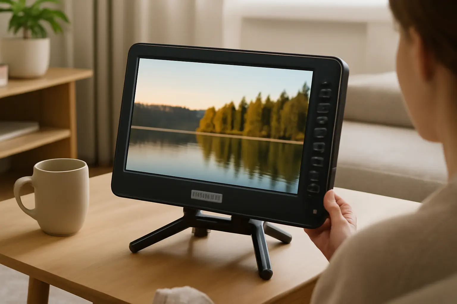 TV 14" Portátil LED 12V USB Tomate MTM-1410: Compacta e Multifuncional