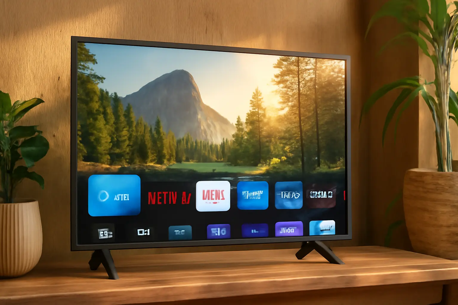 Smart TV 32" LG HD 32LR650BPSA: Processador α5 Ger6 AI com Alexa e WebOS