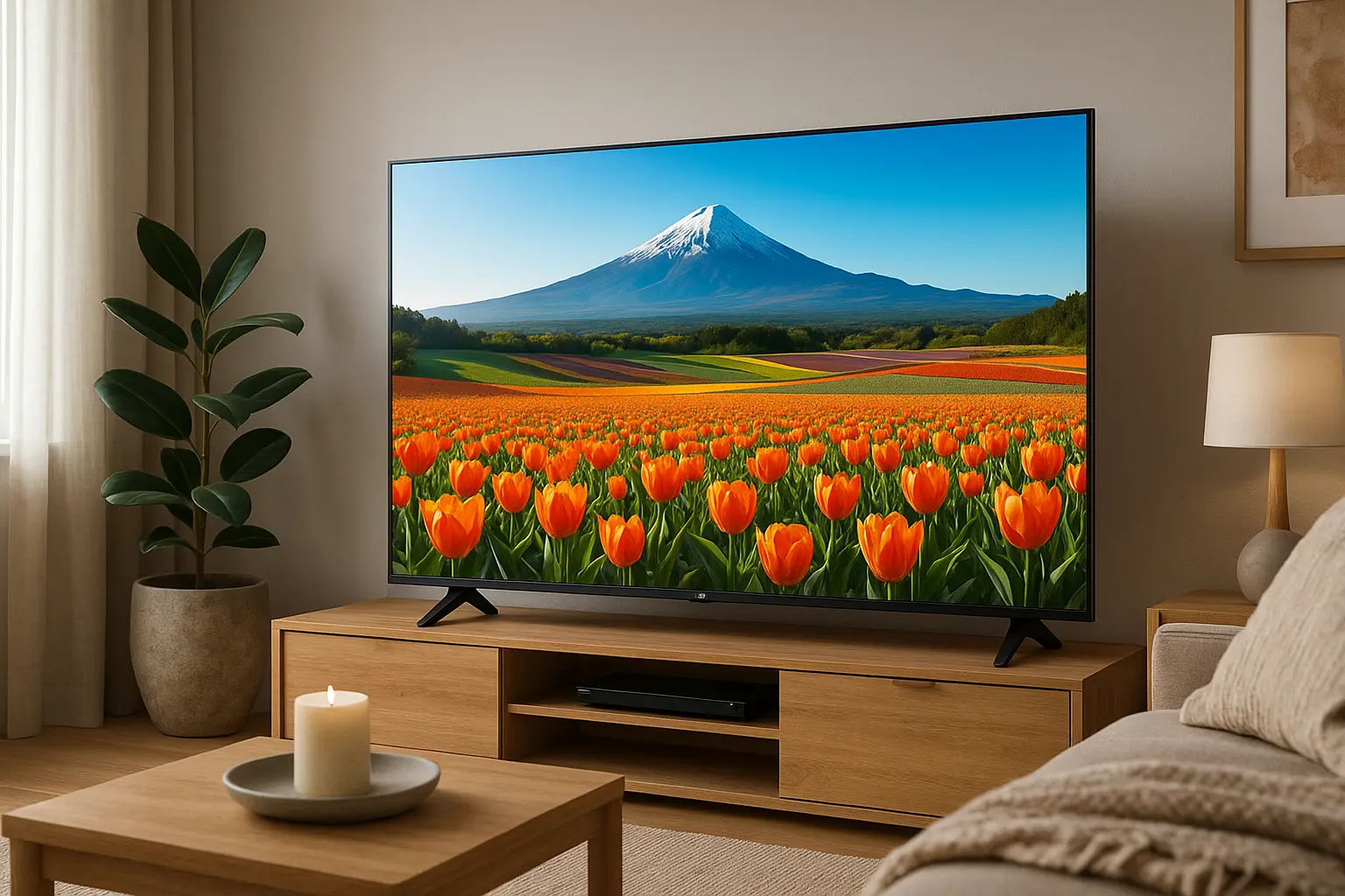Smart TV LG 60UQ8050: Imagem Vibrante e Inteligência AI