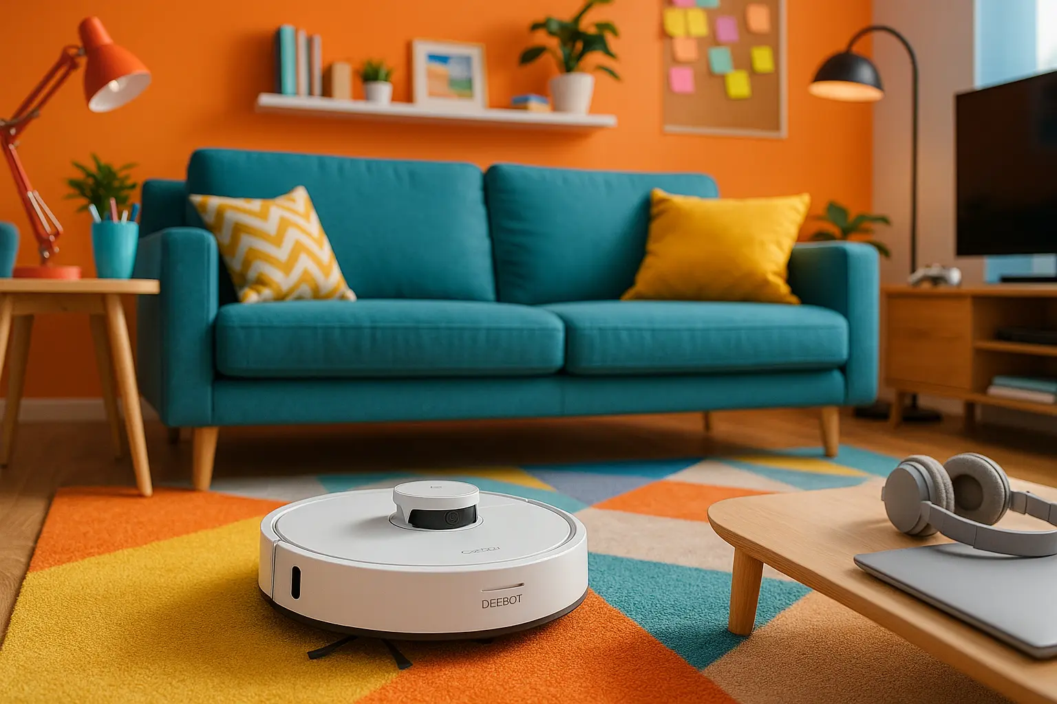 ECOVACS Robô Aspirador DEEBOT Y1 PRO: Limpeza Inteligente e Potente