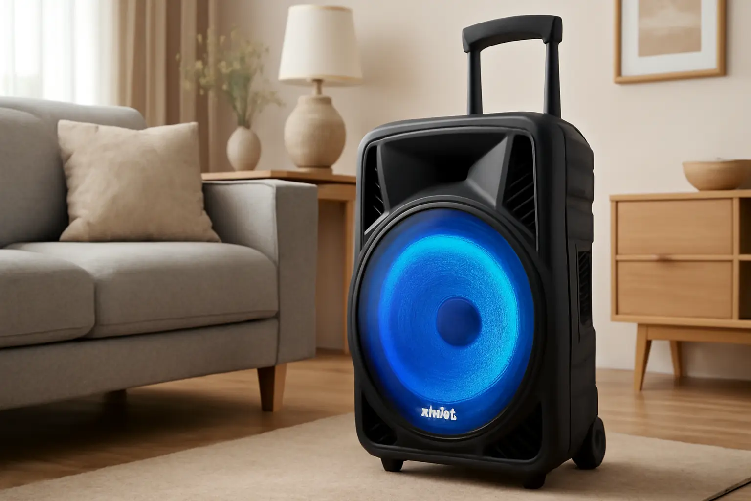 Amvox Caixa de Som Amplificada ACA 600 Bagvox Black: Potência e Mobilidade para Todos