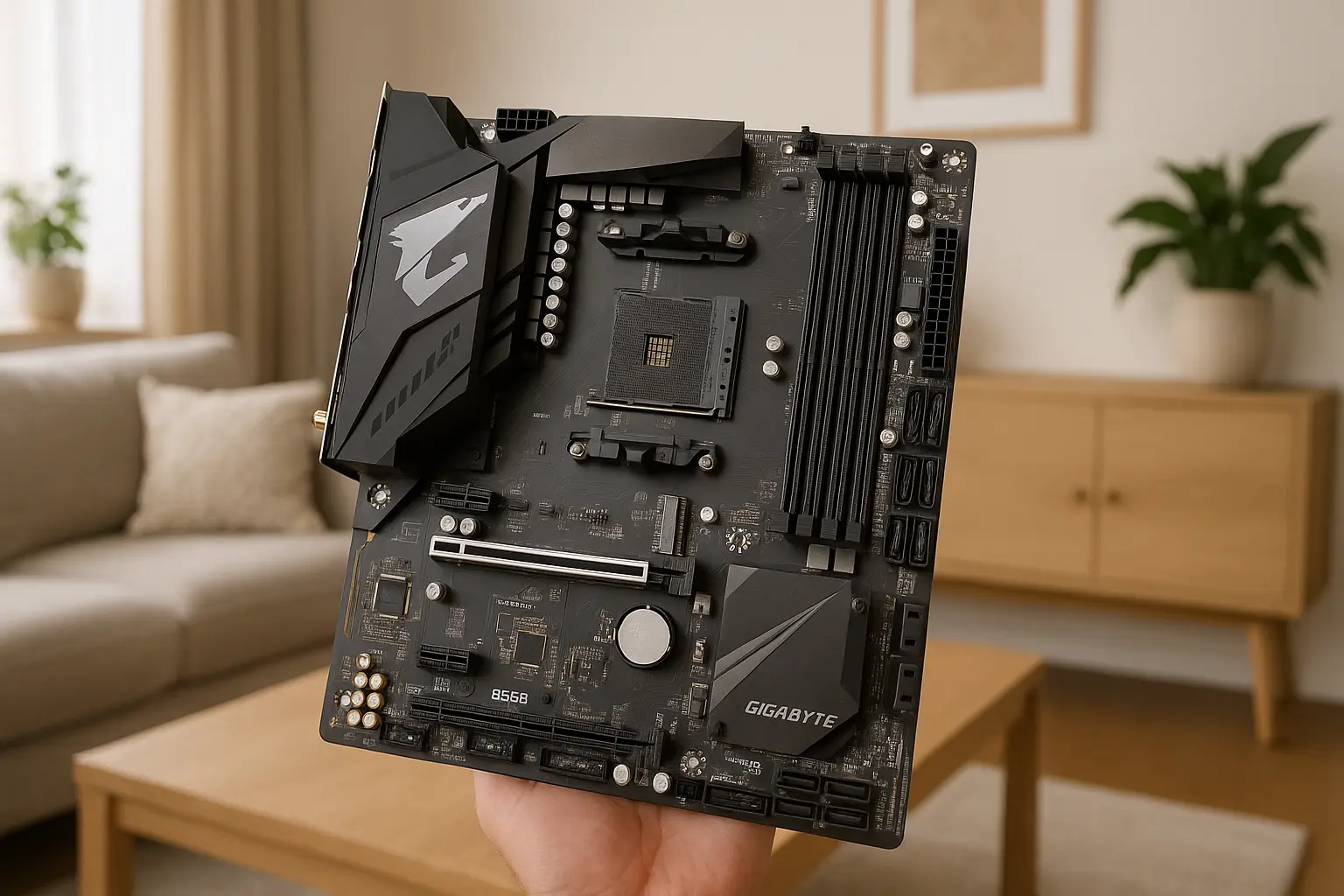 Gigabyte B550M Aorus Elite AX com Wi-Fi e Bluetooth