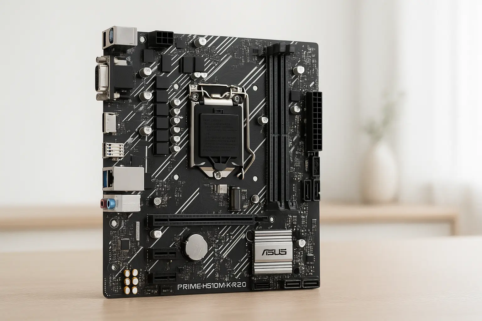 Placa Mãe Asus PRIME H510M-K R2.0: Compacta, Confiável e Atual