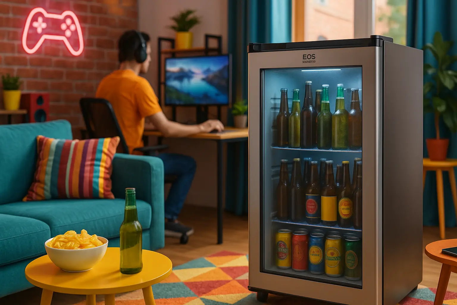 Cervejeira EOS Bierhaus 100L Frost Free Inox: Design e Eficiência para Sua Bebida