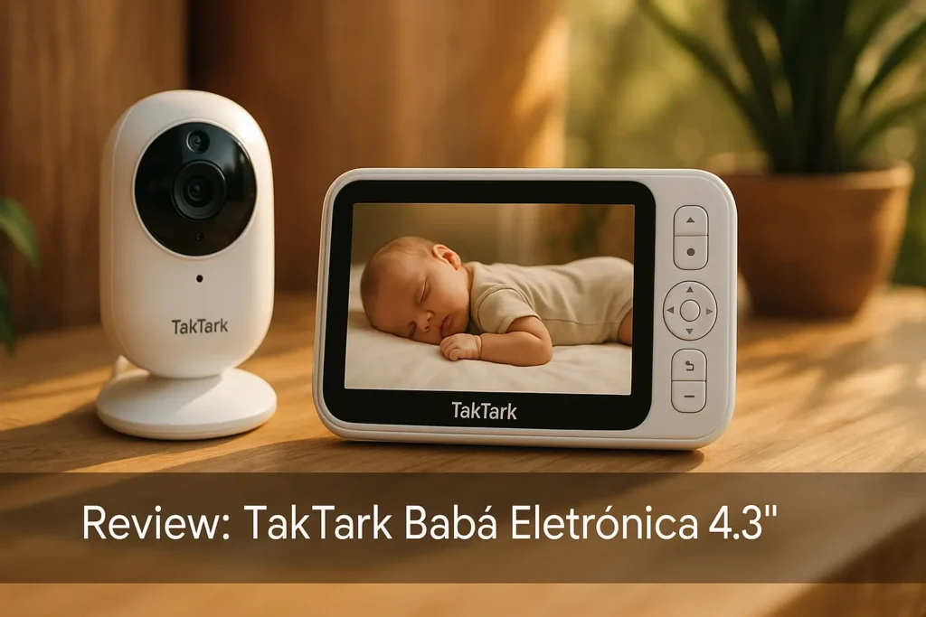 TakTark Babá Eletrônica 4.3": segurança e praticidade em foco