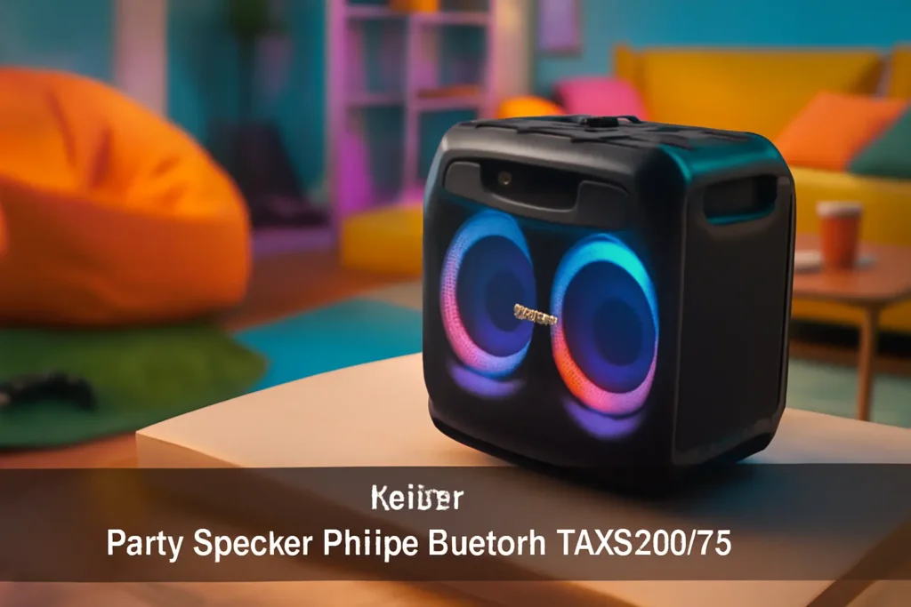Party Speaker Philips Bluetooth TAX5208/78: Som Potente e Conectividade Sem Fios