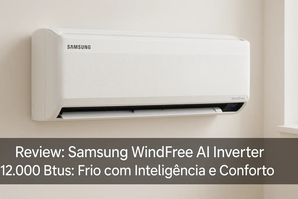 Samsung WindFree AI Inverter 12.000 Btus: Frio com Inteligência e Conforto