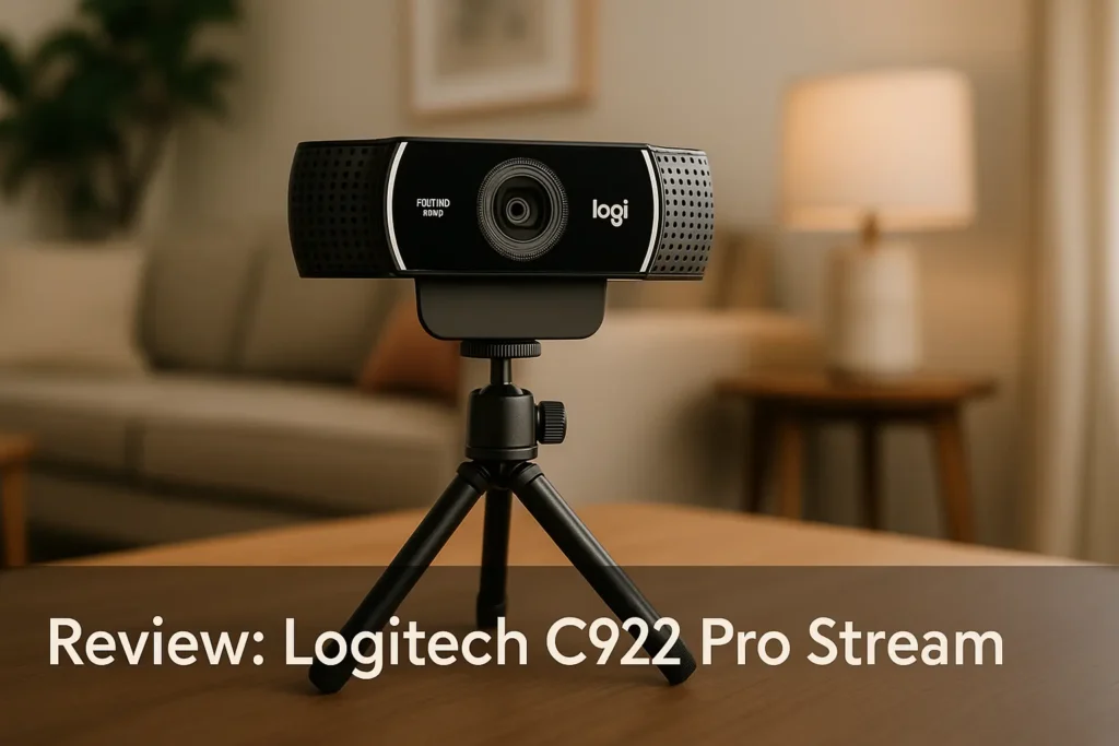Logitech C922 Pro Stream: Webcam Full HD com Tripé
