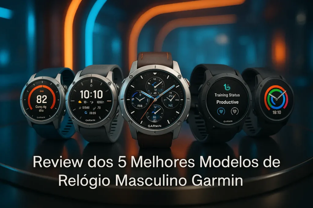 5 Melhores Modelos de relogio masculino garmin