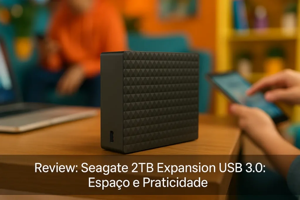 Seagate 2TB Expansion USB 3.0: Espaço e Praticidade
