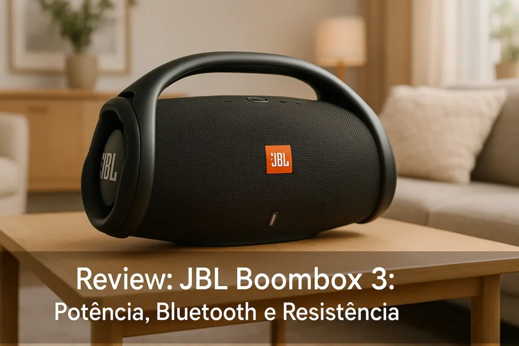 JBL Boombox 3: Potência, Bluetooth e Resistência