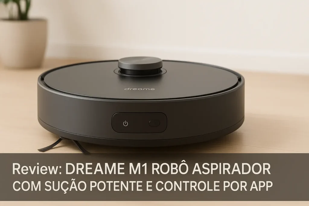 DREAME M1 Robô Aspirador com Sução Potente e Controle por App