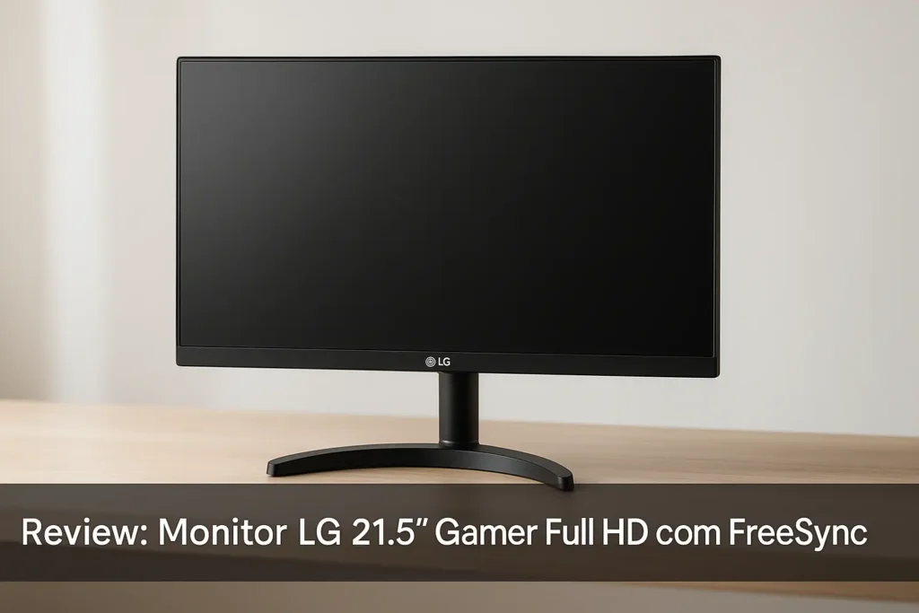 Monitor LG 21.5 Gamer Full HD com FreeSync