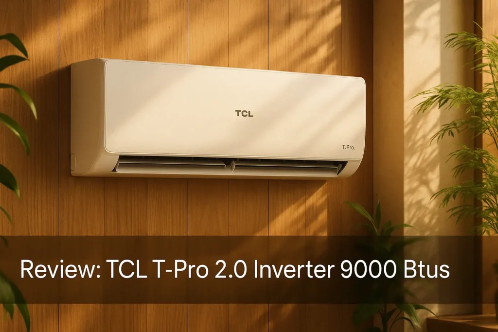 Ar-condicionado TCL T-Pro 2.0 Inverter 9000 Btus: quente e frio com eficiência