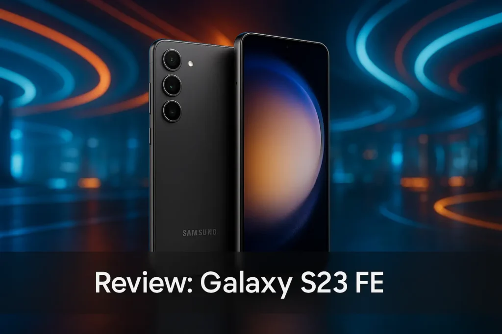 Galaxy S23 FE: potência, câmera tripla e tela fluida