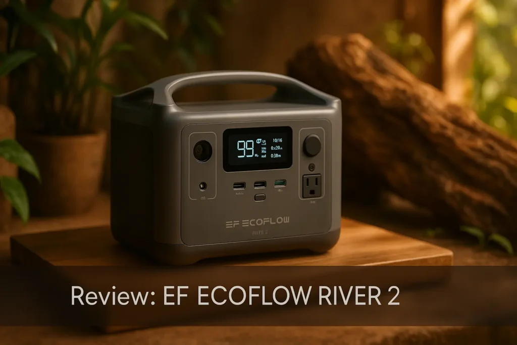 EF ECOFLOW RIVER 2: energia portátil com recarga ultrarrápida