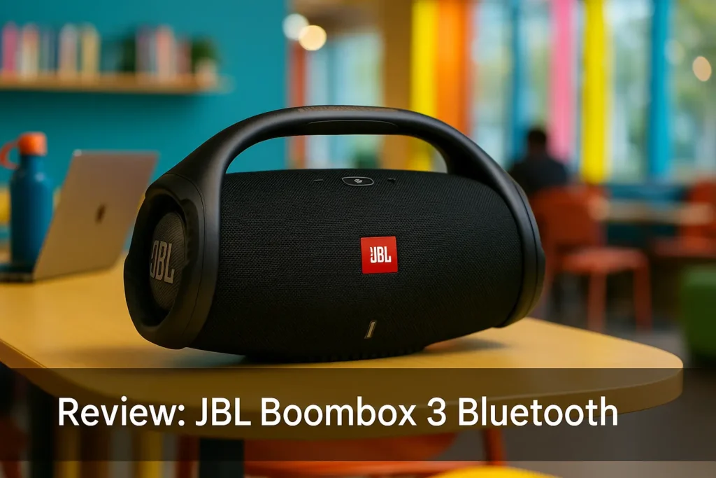 JBL Boombox 3 Bluetooth: potência e resistência sonora