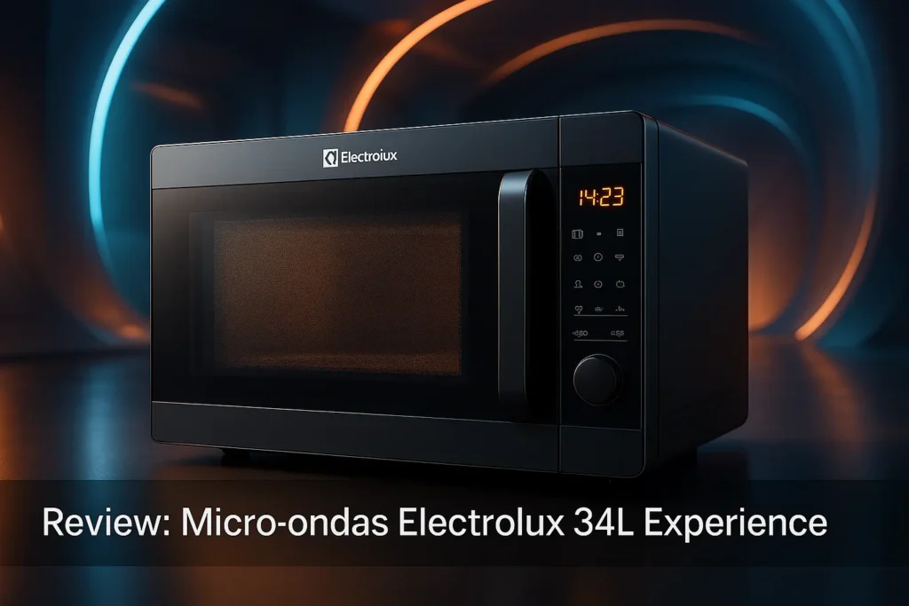 Micro-ondas Electrolux 34L Experience surpreende na cozinha