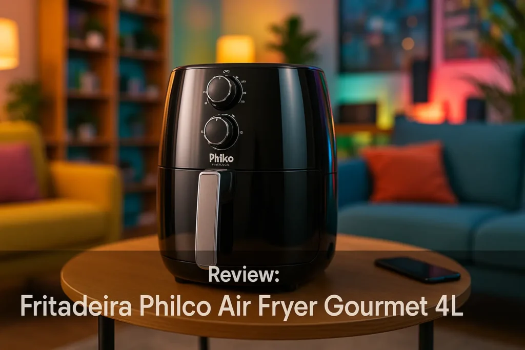 Fritadeira Philco Air Fryer Gourmet 4L impressiona com agilidade
