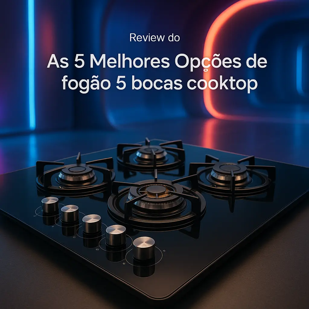 As 5 Melhores Opções de fogão 5 bocas cooktop