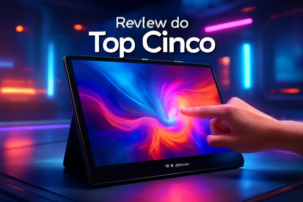 Top Cinco monitor portátil touch screen