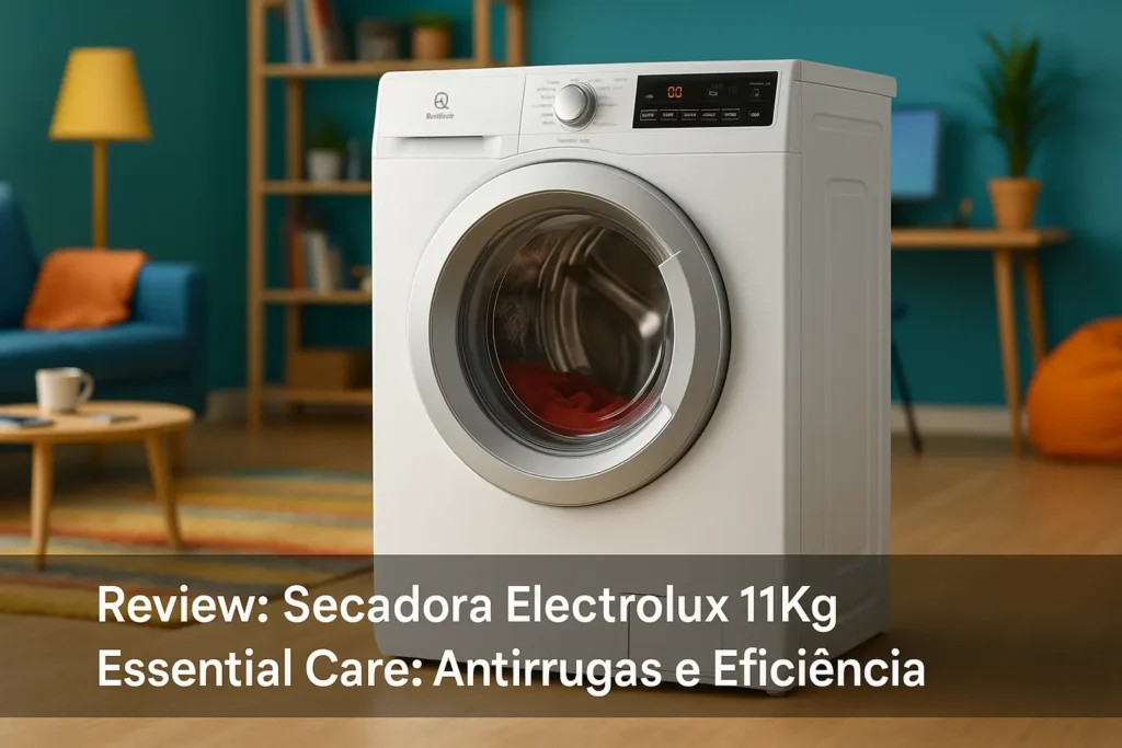 Secadora Electrolux 11Kg Essential Care: Antirrugas e Eficiência