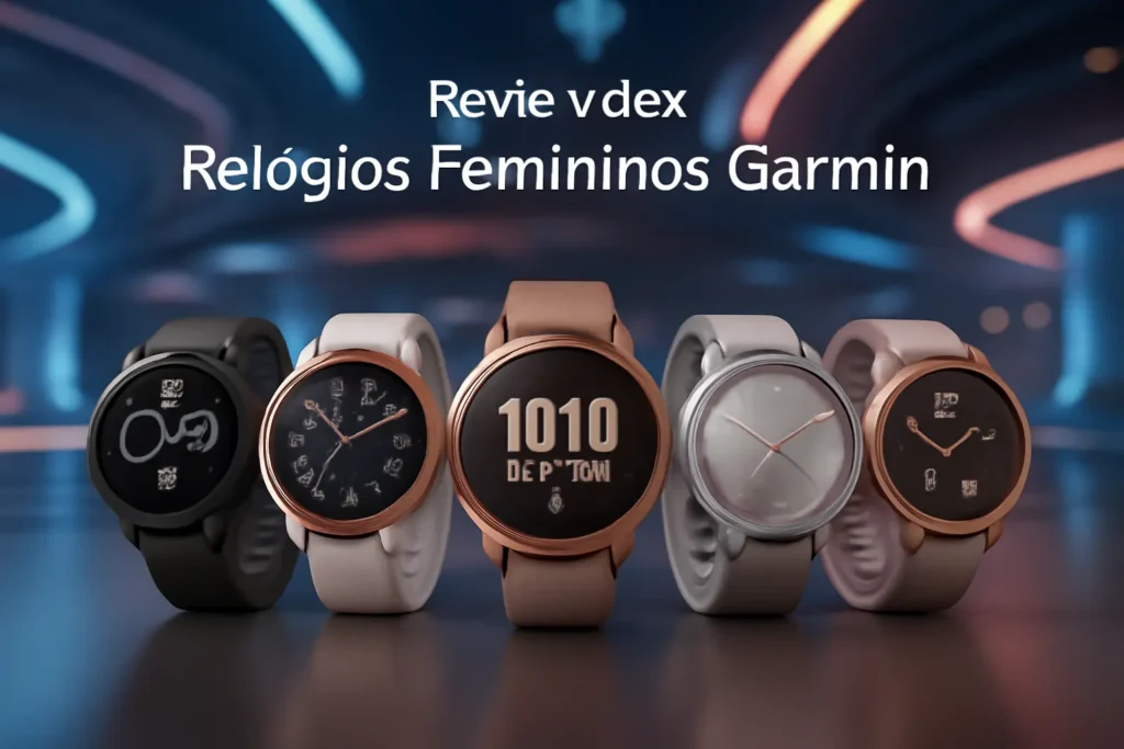 Cinco Principais Modelos de relogio feminino garmin