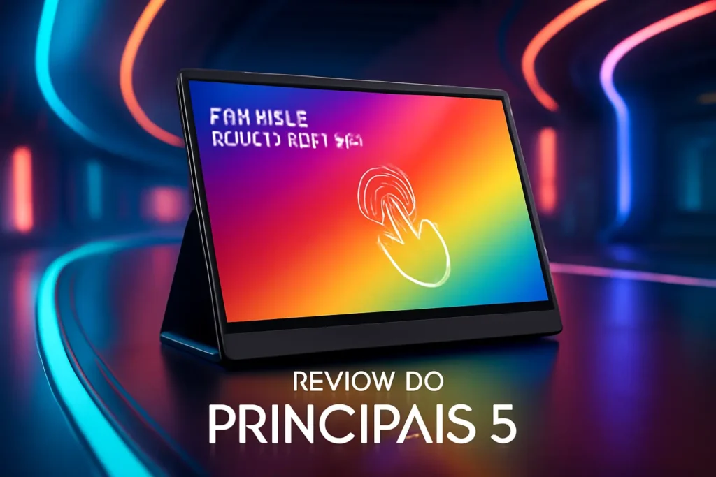 Principais 5 monitor portátil touch