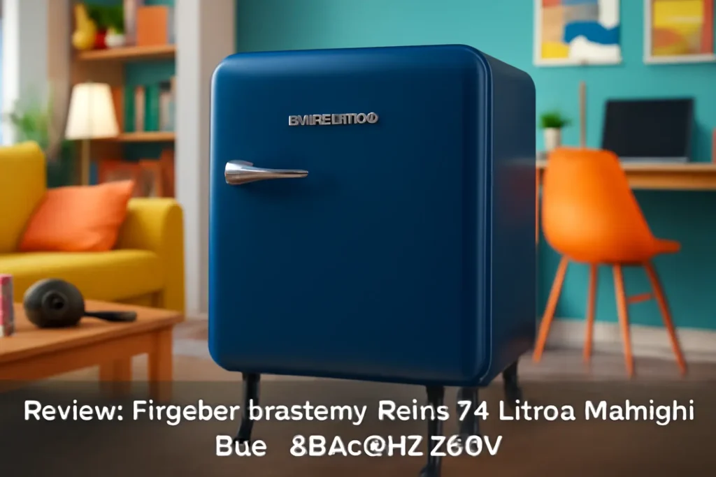 Frigobar Brastemp Retrô 76 Litros Midnight Blue - BRA08HZ 220V: Estilo e Praticidade em um Só Produto
