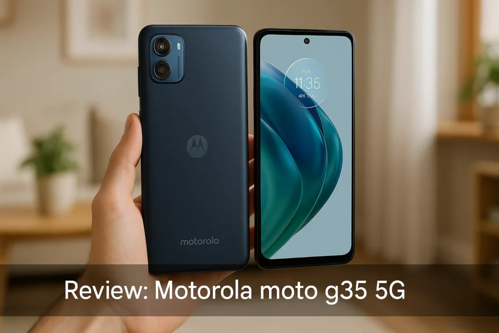 Smartphone Motorola Moto g35 5G: Fluidez, Tela Brilhante e 5G