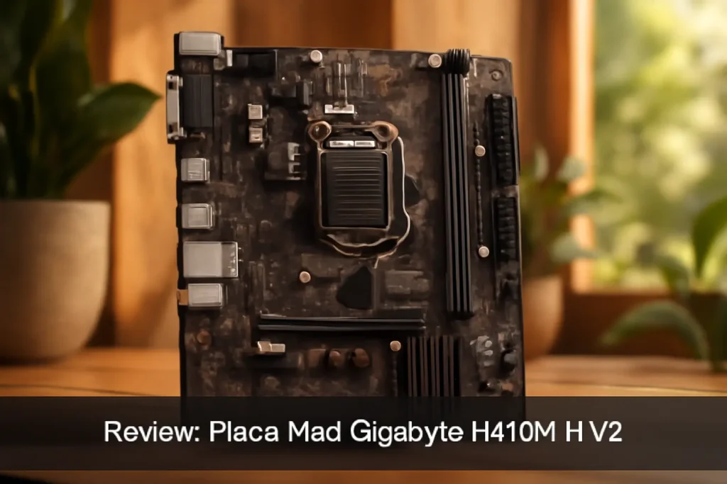 Placa Mãe Gigabyte H410M H V2: Conectividade e Desempenho para Sua Montagem