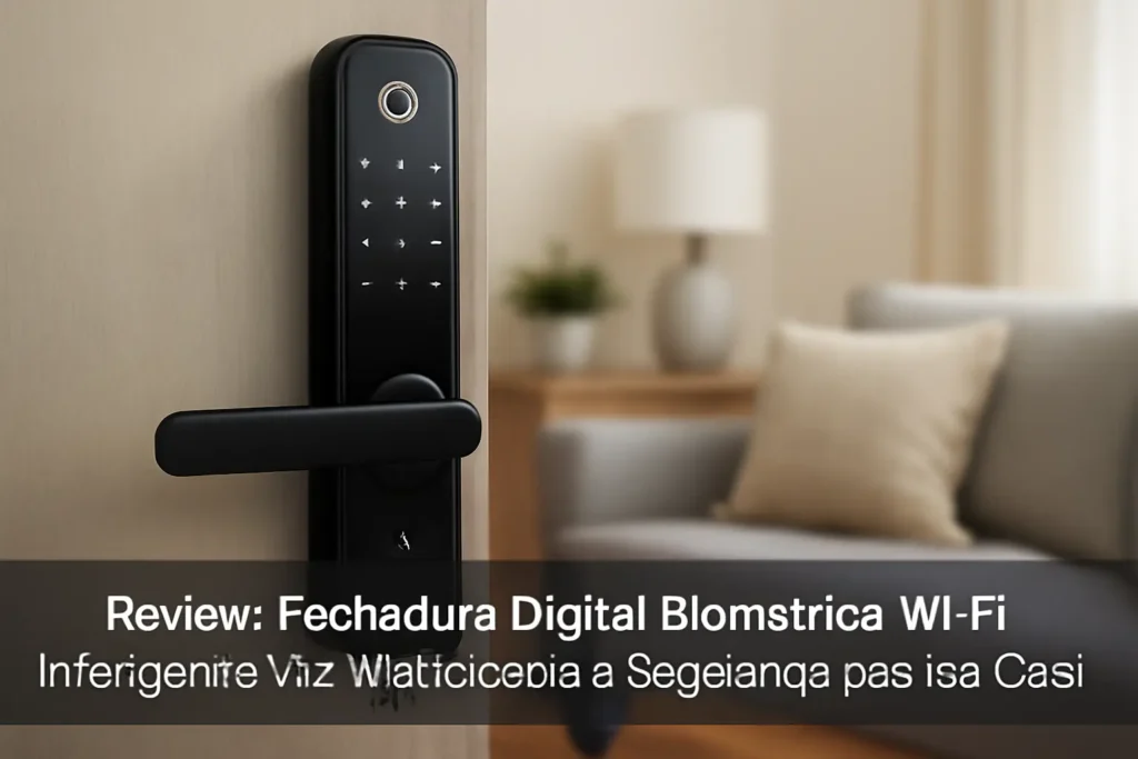 Fechadura Digital Biométrica Wi-Fi Inteligente X2: Praticidade e Segurança para Sua Casa