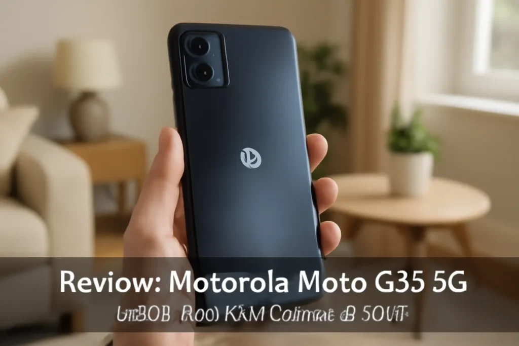 Smartphone Motorola Moto G35 5G: 128GB, 12GB de RAM, Câmera de 50MP