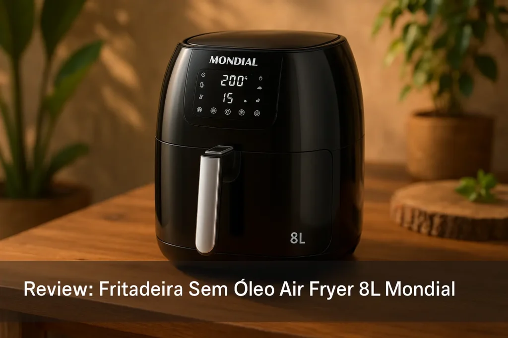 Fritadeira Sem Óleo Air Fryer 8L Mondial: Saúde e praticidade na cozinha