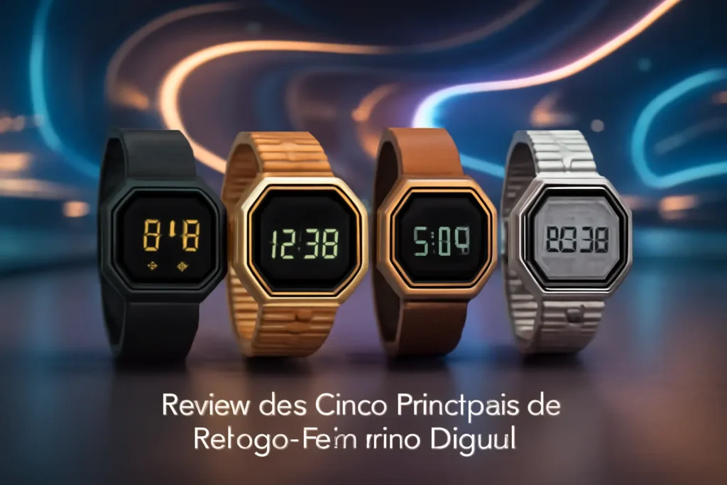 Cinco Principais Modelos de Relógio Feminino Digital